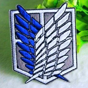 Attack on Titan anime easy IRON ON Patch Anime Manga Applique Badge Embroidered